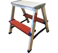 Двухсторонняя алюминиевая комбинированная стремянка TeaM 2х2 СTMК22