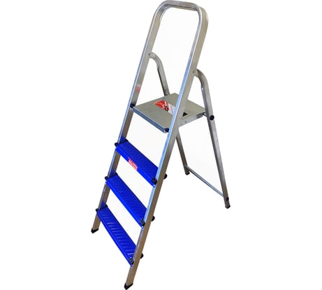 Алюминиевая комбинированная стремянка TeaM 4 ступени СTMК14