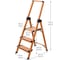 Алюминиевая стремянка с 3 ступенями Tatkraft UPSTAIRS 16347 2
