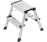 Двухсторонняя алюминиевая стремянка Hailo D60 StandartLine 2х2 ступени 4442-701 1