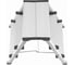 Двухсторонняя алюминиевая стремянка Hailo D60 StandartLine 2х3 ступени 4443-701 2