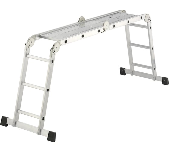 Алюминиевая стремянка трансформер Hailo M60 4x3 ступени 7412-037 1