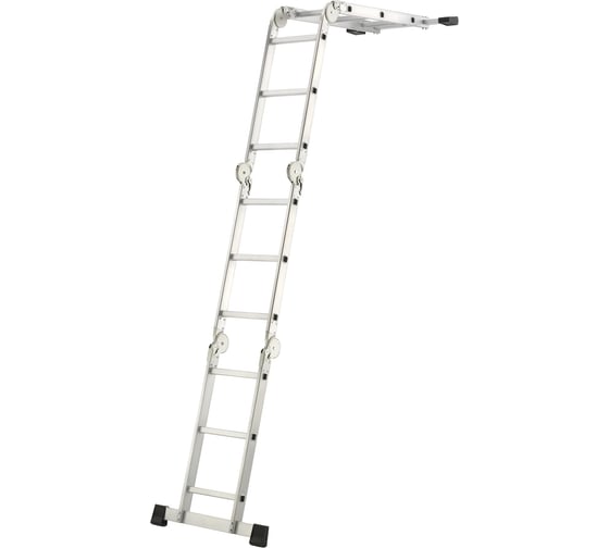 Алюминиевая стремянка трансформер Hailo M60 4x3 ступени 7412-037