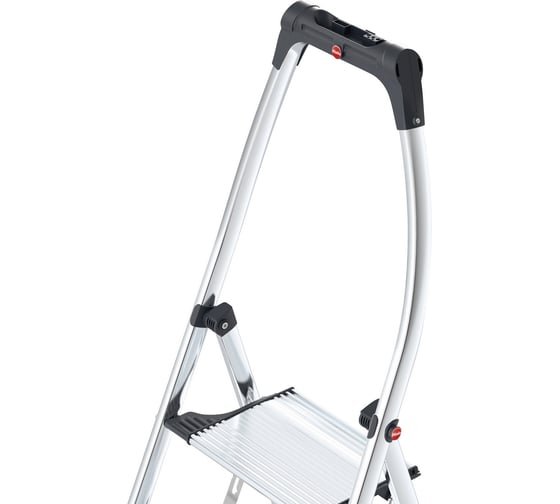 Алюминиевая стремянка с 3 широкими ступенями Hailo K100 TopLine 4303-301