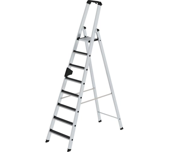 Стремянка MUNK 8 ступеней с покрытием Clip-Step R13 рукоятка Ergo-pad 041628