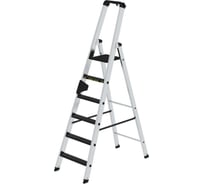 Стремянка MUNK 6 ступеней с покрытием Clip-Step R13 с рукояткой Ergo-pad нагрузка до 250 кг 042706