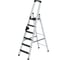 Стремянка MUNK 6 ступеней с покрытием Clip-Step R13 с рукояткой Ergo-pad нагрузка до 250 кг 042706 1
