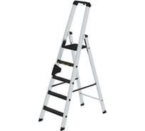 Стремянка MUNK 5 ступеней с покрытием Clip-Step R13 с рукояткой Ergo-pad нагрузка до 250 кг 042705