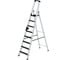 Стремянка MUNK 8 ступеней с покрытием Clip-Step R13 с рукояткой Ergo-pad нагрузка до 250 кг 042708 1