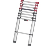 Алюминиевая телескопическая лестница Hailo T80 FlexLine 9 ступеней 7113-091