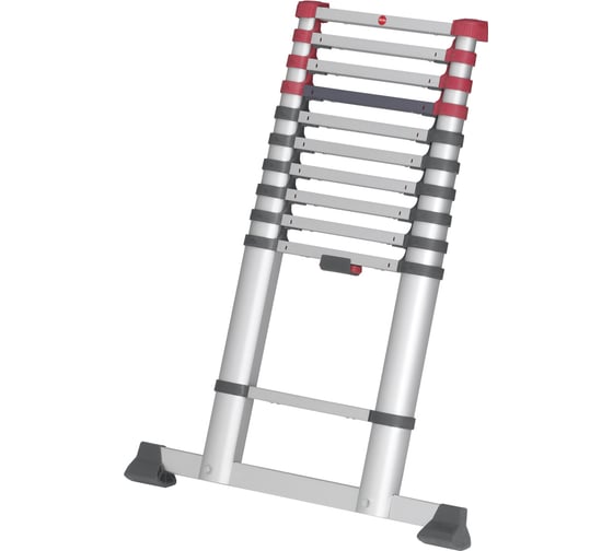 Алюминиевая телескопическая лестница Hailo T80 FlexLine 11 ступеней 7113-111