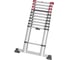 Алюминиевая телескопическая лестница Hailo T80 FlexLine 11 ступеней 7113-111 1