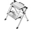 Стремянка алюминиевая Hailo MK80 ComfortLine (2 широкие ступени) 4310-100 4310100 1