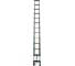 Лестница телескопическая черная с широкими ступенями SevenBerg 6,2 м AY-62 6