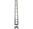 Лестница телескопическая черная с широкими ступенями SevenBerg 4,4 м AY-44 9