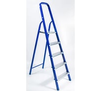 Стремянка GEVA TRADE стальная с алюминиевыми ступенями, 5 ступеней SSGT-05