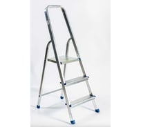 Стремянка алюминиевая GEVA TRADE 3 ступеней, 60 см, 3.3 кг SAGT-03