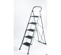 Стремянка стальная GEVA TRADE GEVA ШИРОКАЯ 5 ступени WK6018D-5C