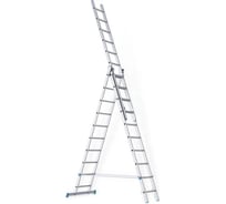 Трехсекционные лестницы GEVA TRADE GEVA 3x16, Н438/734/1142, 28.7 кг LTGT-316
