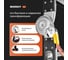 Лестница-стремянка WORKY 4x8 трансформер Pro, высота 9,2м ARD128326 32