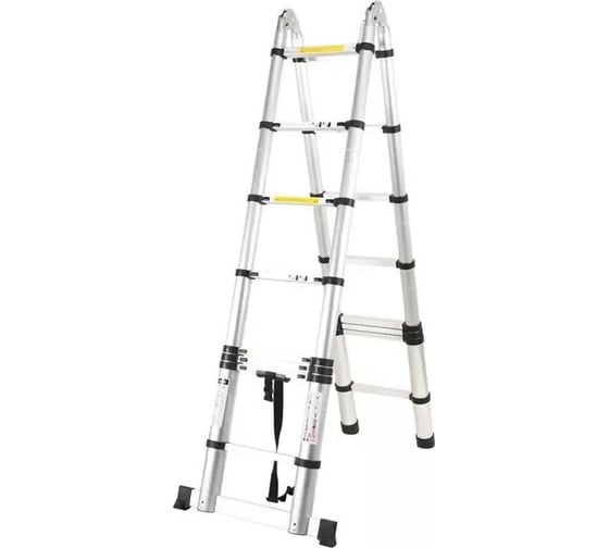 Лестница стремянка телескопическая WORKY 3.6м/7.2м 9/18 ступеней, ARD259173