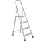 Стремянка алюминиевая WORKY с 4 широкими ступенями ARD259181 1
