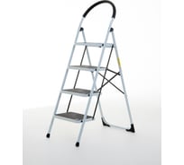 Лестница стремянка стальная WORKY 4 ступени, с антискользящим покрытием ARD259182