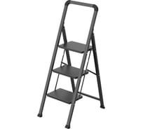 Стремянка Zalger 3 широкие ступени, сталь 311-3