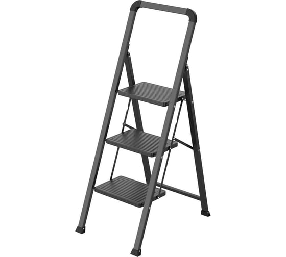 Стремянка Zalger 3 широкие ступени, сталь 311-3