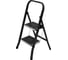 Стремянка Zalger Jet Black 2 широкие ступени, с ковриком, сталь 9910-2 1