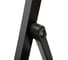 Стремянка Zalger Jet Black 2 широкие ступени, с ковриком, сталь 9910-2 9