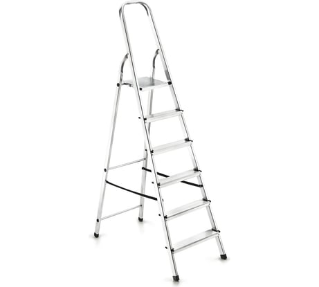 Алюминиевая стремянка Zalger 6 ступеней 111-6