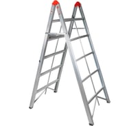 Стремянка складная алюминевая Forsage бытовая F-TL603-5(57968)