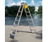 Стремянка алюминиевая Эйфель Парнас 130 - 206+1 1