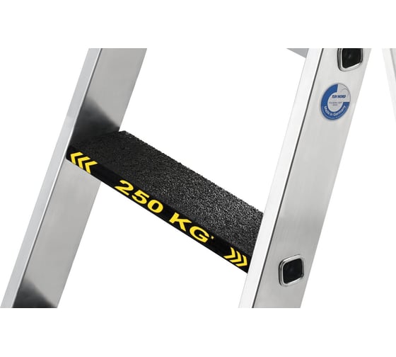 Стремянка MUNK 3 ступени с покрытием Clip-Step R13 с рукояткой Ergo-pad нагрузка до 250 кг 042703