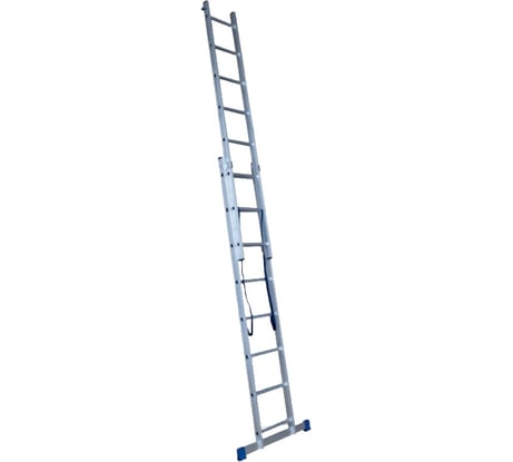 Лестница двухсекционная универсальная STAIRS алюминиевая 3650/2250 8 ступеней, 7,1 кг STA-AL208