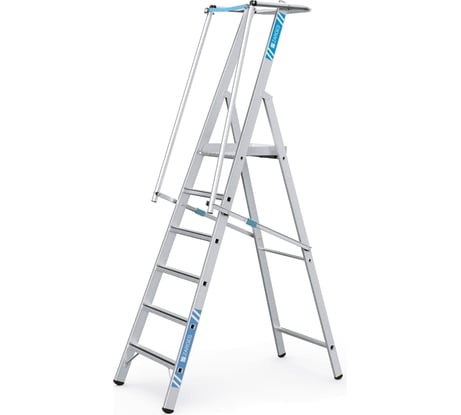 Стремянка с большой площадкой Zarges ZAP Safemaster S 6 ступеней 41676
