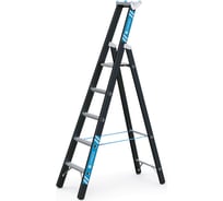 Стремянка с завальцовкой ступеней Zarges Megastep S 5 ступеней 41147