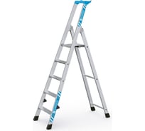 Стремянка с закрепленными завальцовкой ступенями Zarges Nova S 5 ступеней 42455