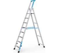 Стремянка с закрепленными завальцовкой ступенями Zarges Nova S 8 ступеней 42458