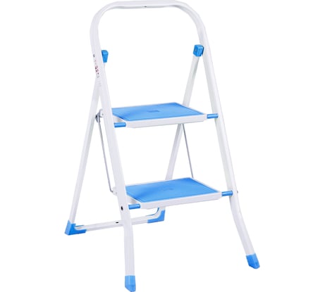 Стремянка EUROGOLD SuperColor 2 антискользящие ступени 2122R