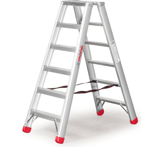 Двухсторонняя стремянка Faraone ND 2х12 ступеней S2280ND