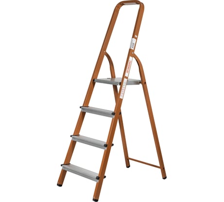 Стремянка Новая Высота сталь/алюминий, 4 ступени 1130104-051