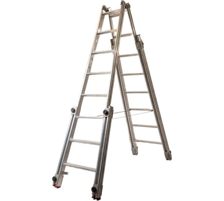 Стремянка алюминиевая Эйфель Восьминог 208