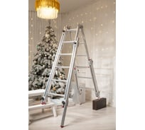 Стремянка алюминиевая Эйфель Восьминог 206