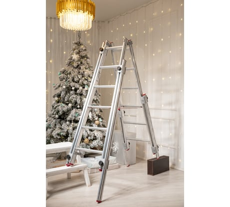 Стремянка алюминиевая Эйфель Восьминог 206