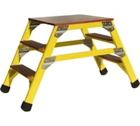 Стремянка-подмость стеклопластиковая диэлектрическая с симметричной опорой ООО "ЛУЧ" ССС-0,6П-Ф40П