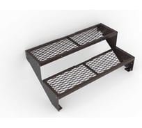 Крыльцо к дому АрсеналЪ 2 ступени ПВЛ (уличная лестница, приступок) серия ARSENAL AVANT мод. AR18V3428H9-06