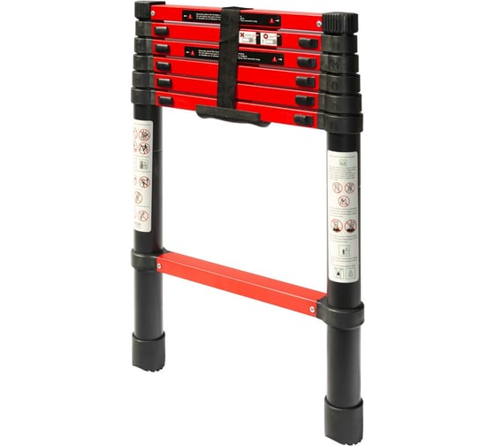 Лестница телескопическая WORKY МИ ПРОФИ 2.9м 10 ступеней ARD260063
