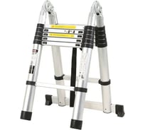 Лестница стремянка телескопическая WORKY стальная 3,3/6,6м, 8/16 ступеней ARD259953